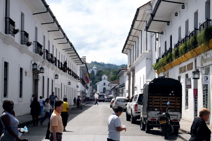 Rue blanche, Popayan