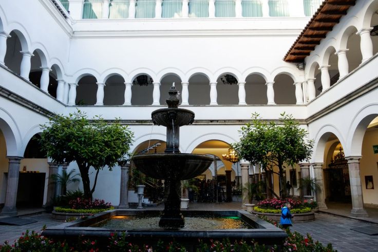 Fontaine du Palais Présidentiel de Quito