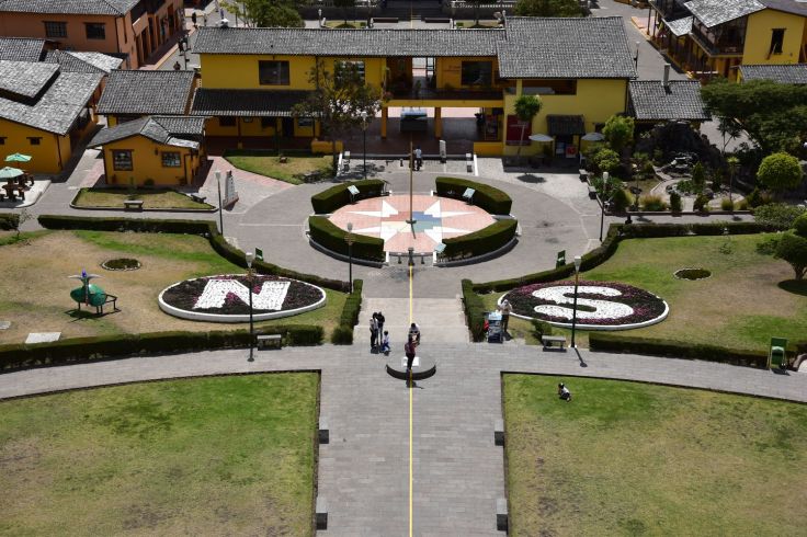 Hémisphère nord à gauche, hémisphère sud à droite