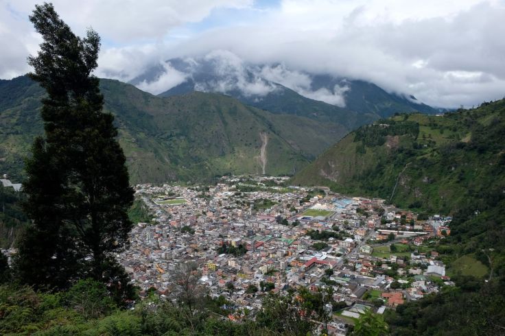 Vue sur Baños depuis le Mirador de la Virgen