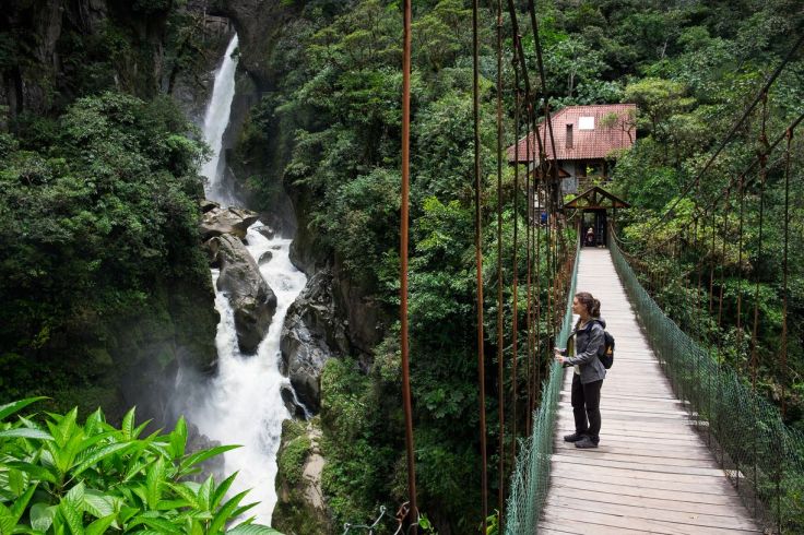 La cascade Pailon del Diablo