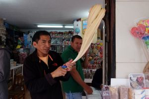 Préparation du Melcocha