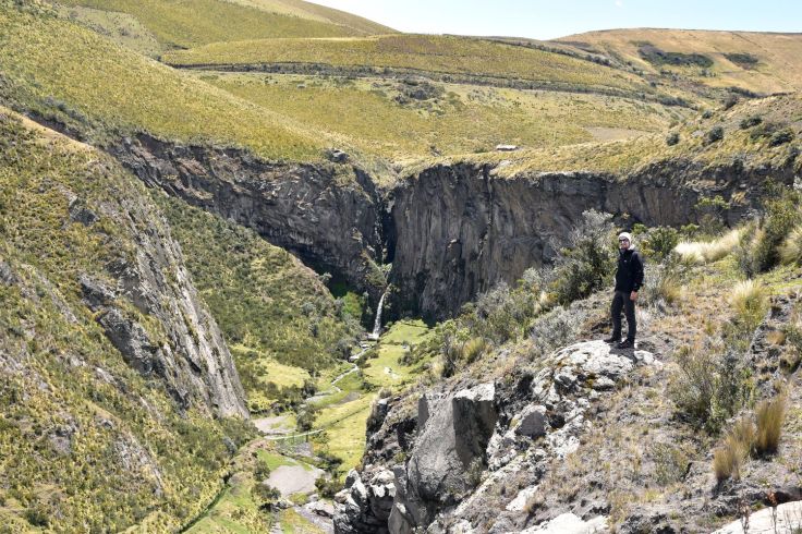 Vue d'ensemble du canyon