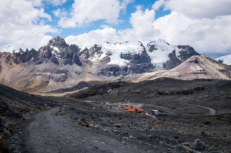 Vue du chemin pour aller au Glacier
