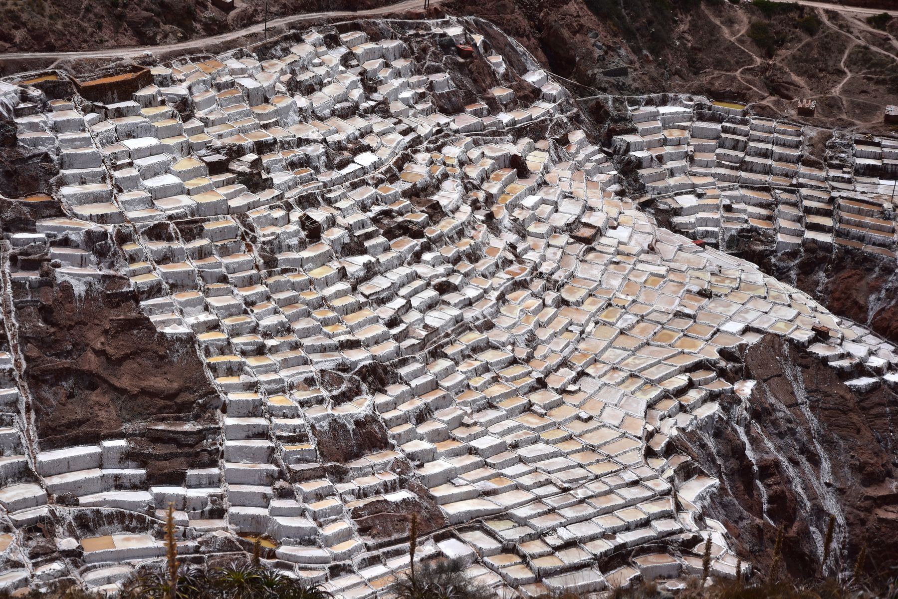 Les salines en terrasse de Maras
