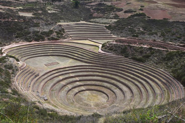 Moray le laboratoire de cultures Inca
