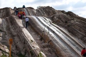 Tobogan naturel à Saqsahuaman