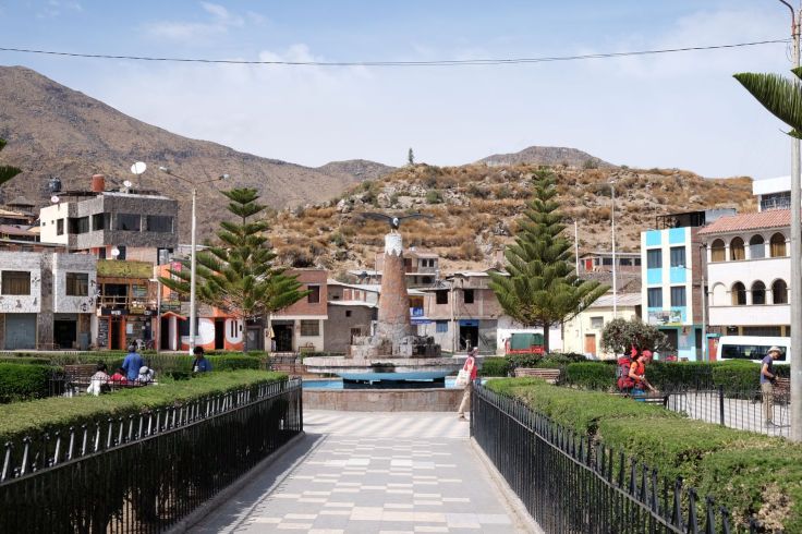 Plaza de armas de Cabanaconde