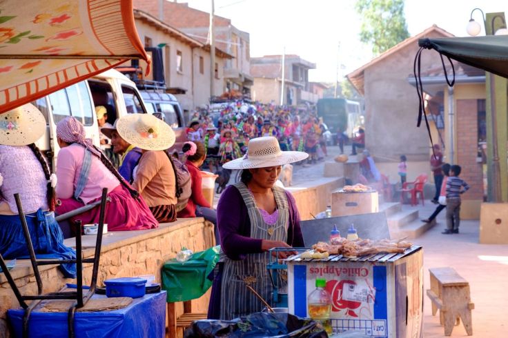 Fête du village à Torotoro, Torotoro, Bolivie