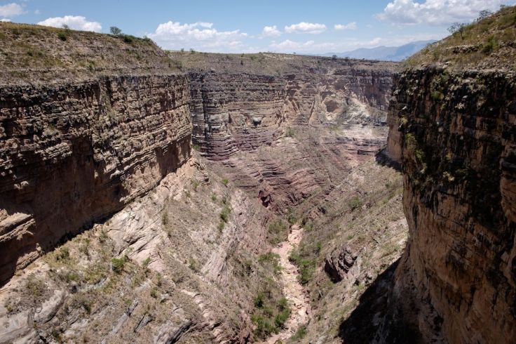Vue d'ensemble du canyon