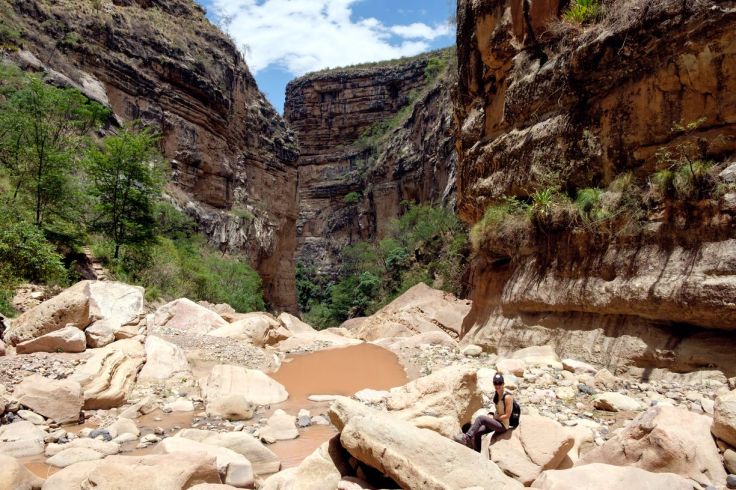 Randonnée au fond du canyon El Vergel